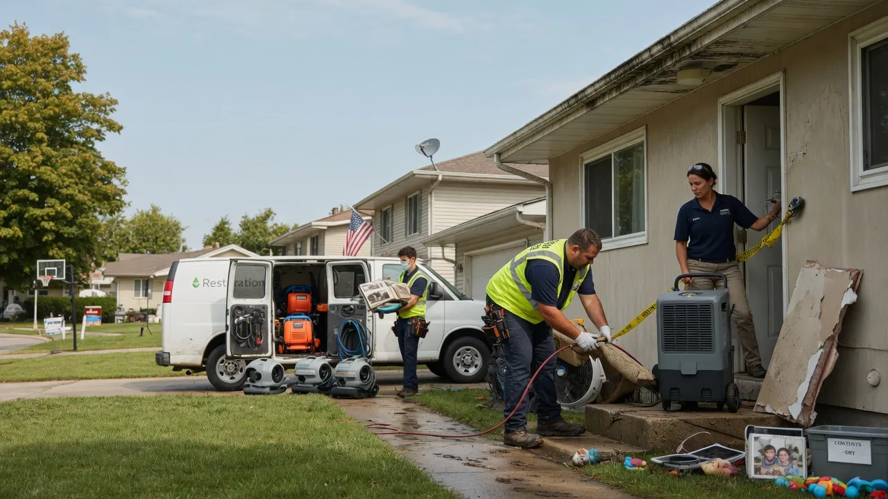 Water Damage Restoration in Franksville, WI near me